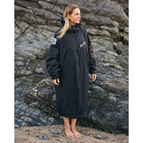 Saltrock Four Seasons Waterproof Changing Robe - Black/Blue