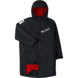 Saltrock Recycled Four Seasons Kids Waterproof Changing Robe - Black/Red