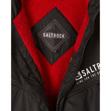 Saltrock Recycled Four Seasons Waterproof Changing Robe - Black/Red