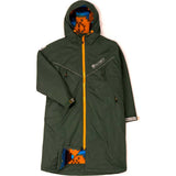 Saltrock Recycled Four Seasons Waterproof Changing Robe - Green/Aztec