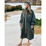 Saltrock Recycled Four Seasons Waterproof Changing Robe - Green/Aztec