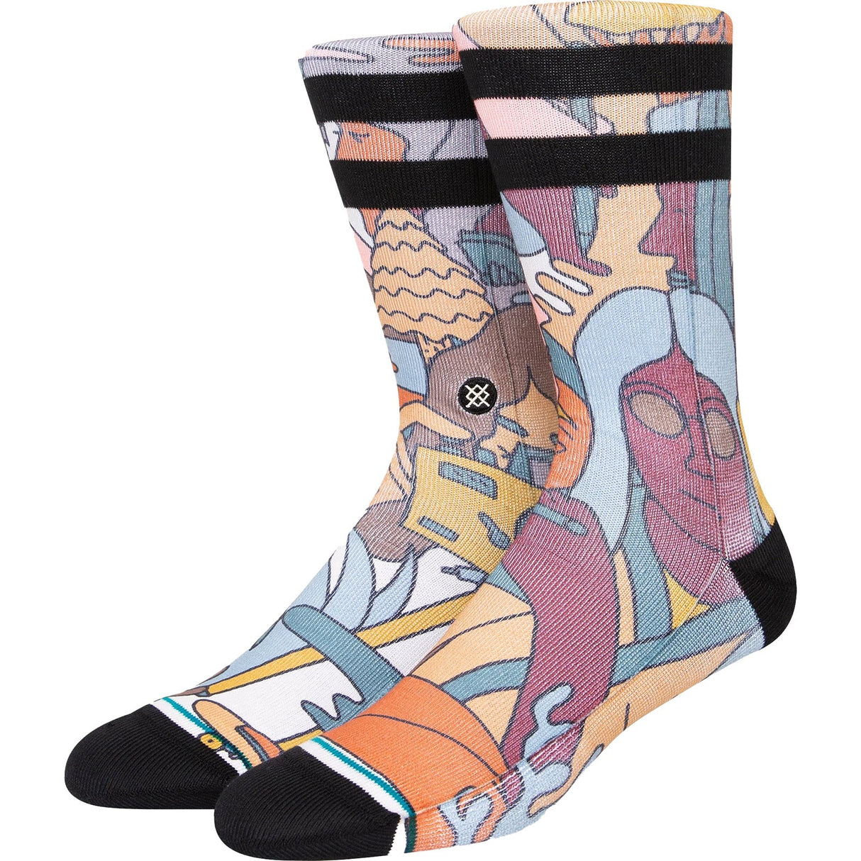 Stance Calication Socks - Vintage White