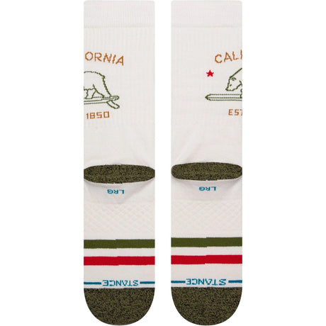 Stance California Republic 2 Socks - Off White