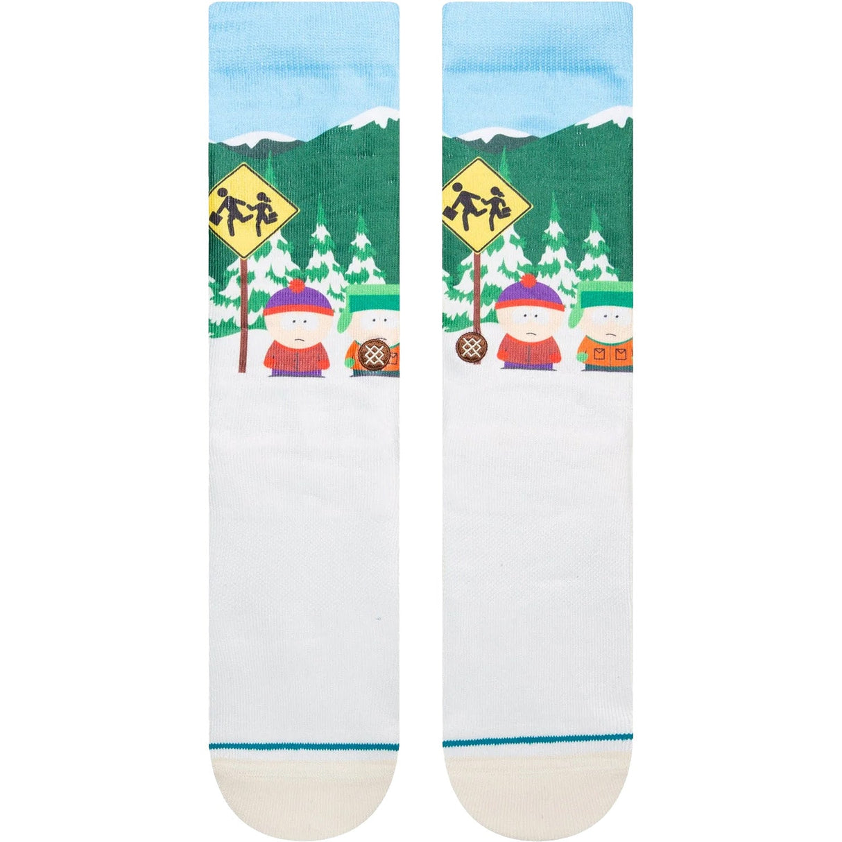 Stance x South Park Bus Stop Socks - Vintage White