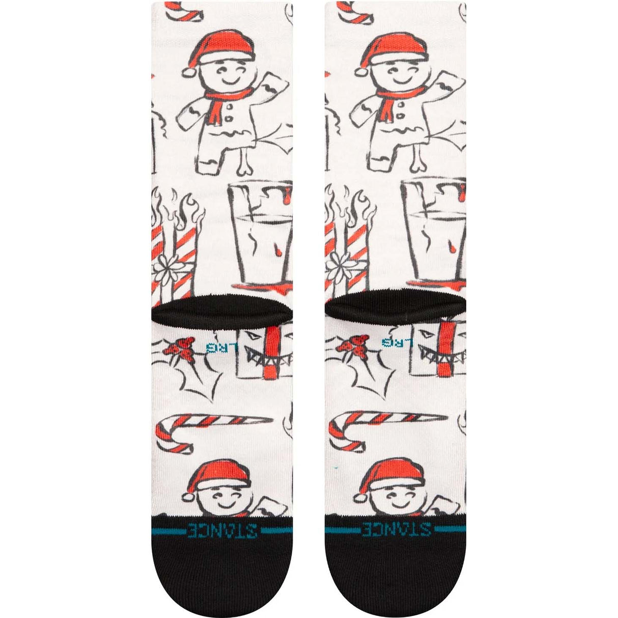 Stance Angry Holidayz Socks - Off White