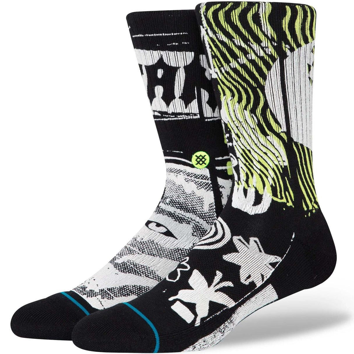 Stance Disorted Socks - Black