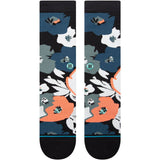 Stance Flower Beds Crew Socks - Black