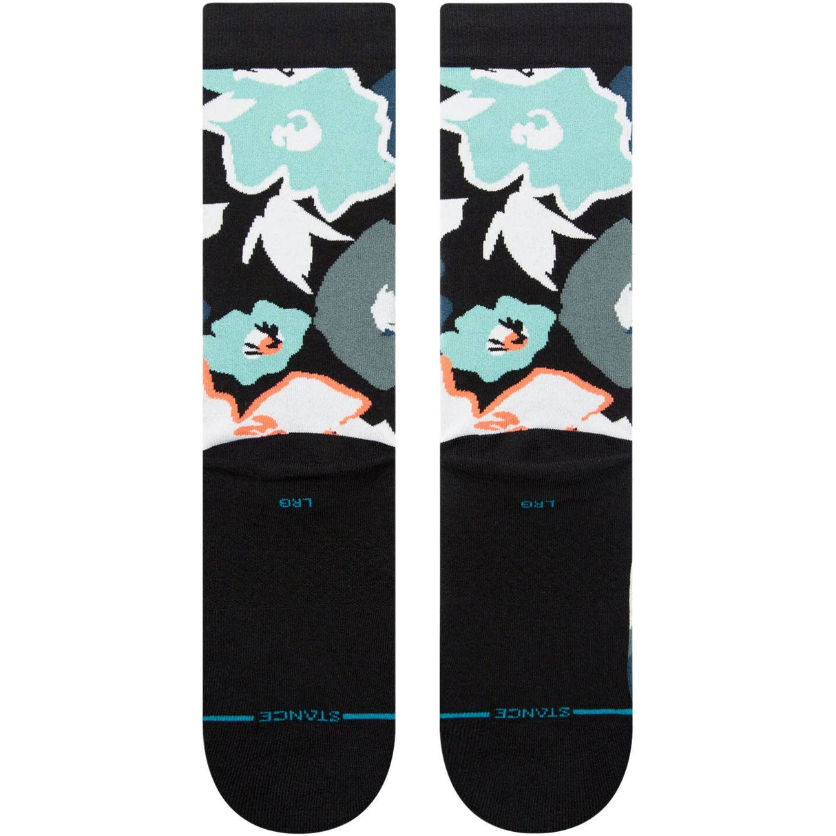 Stance Flower Beds Crew Socks - Black