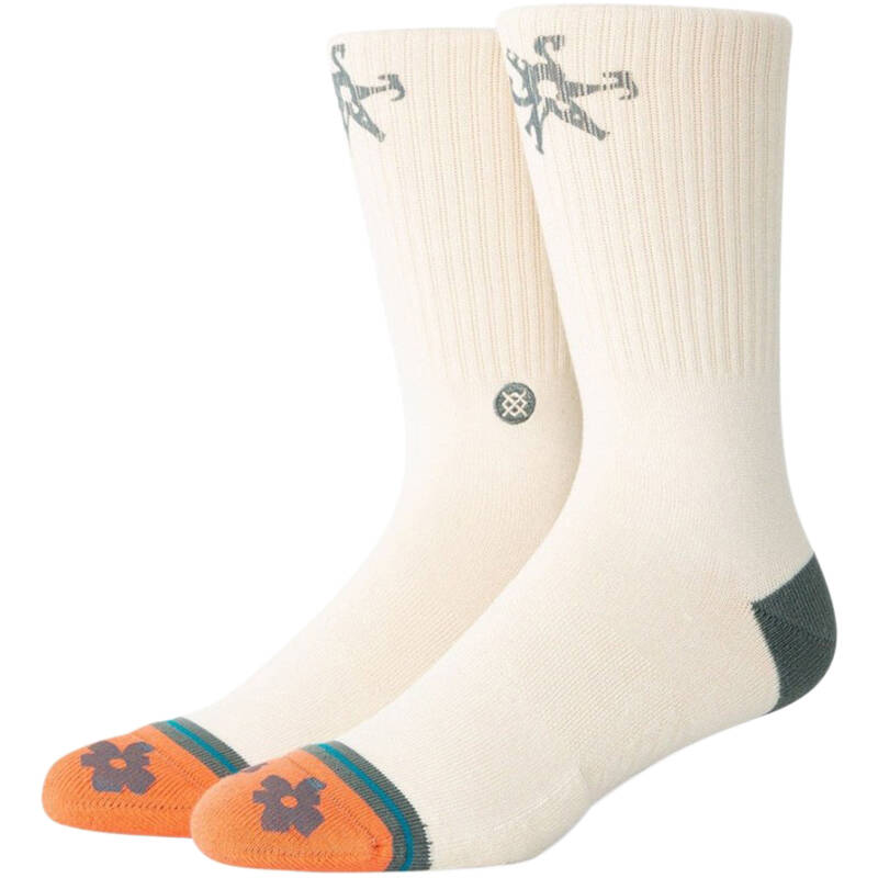 Stance Frayed Socks - Vintage White