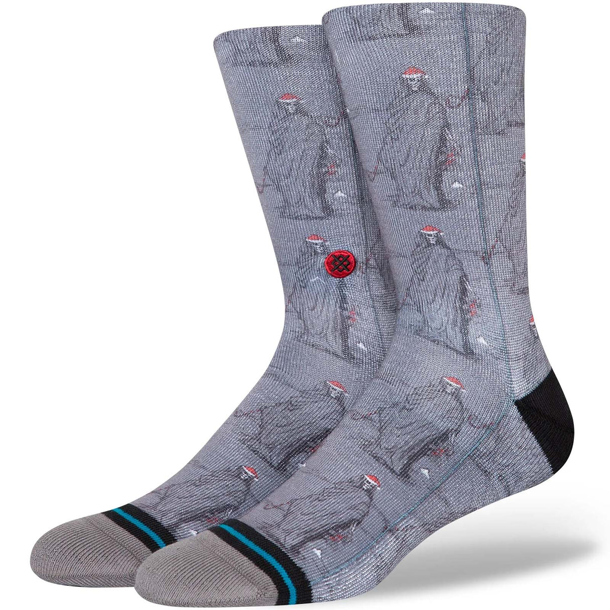 Stance Happy Holideath Socks - Grey