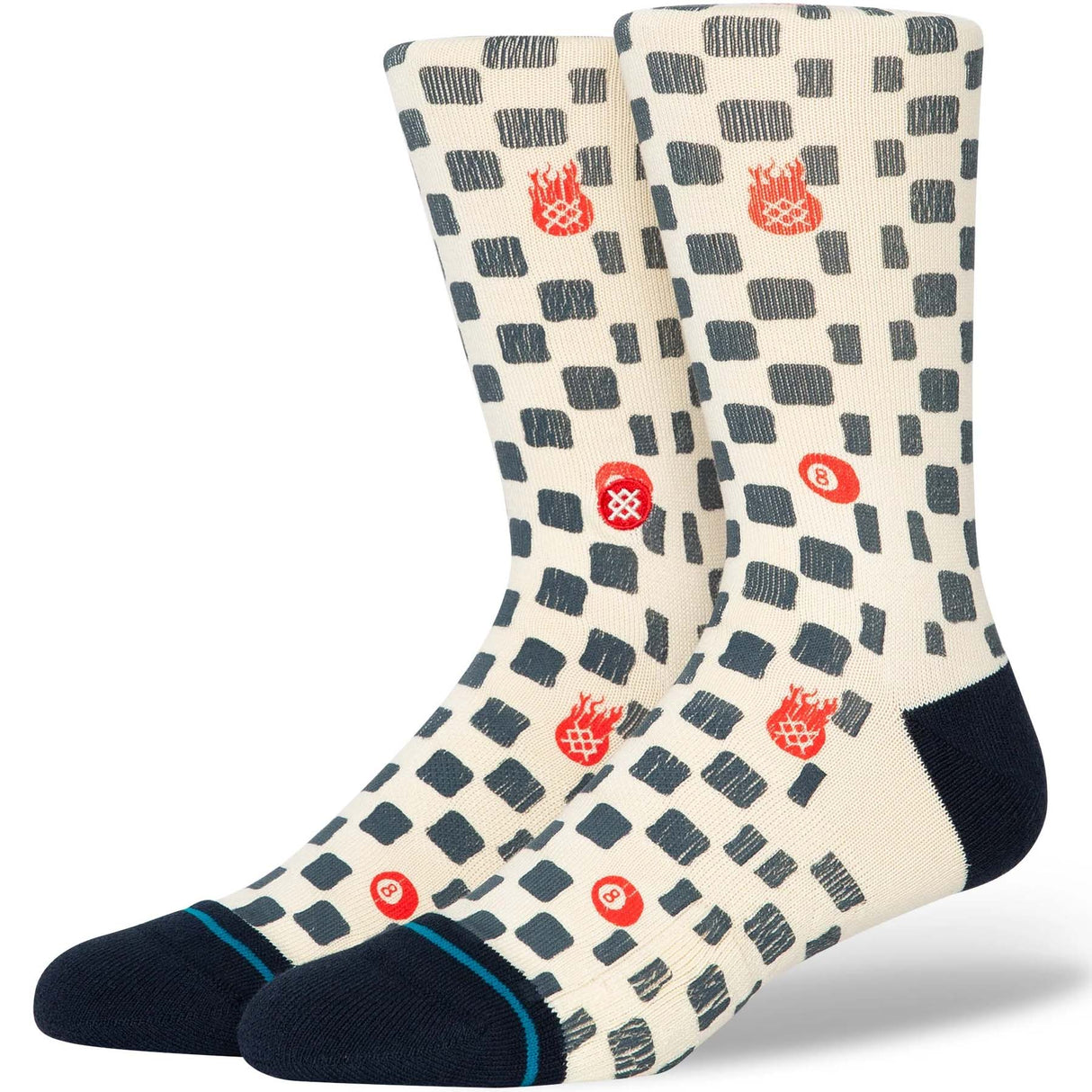 Stance Lucky Unlucky Socks - Off White