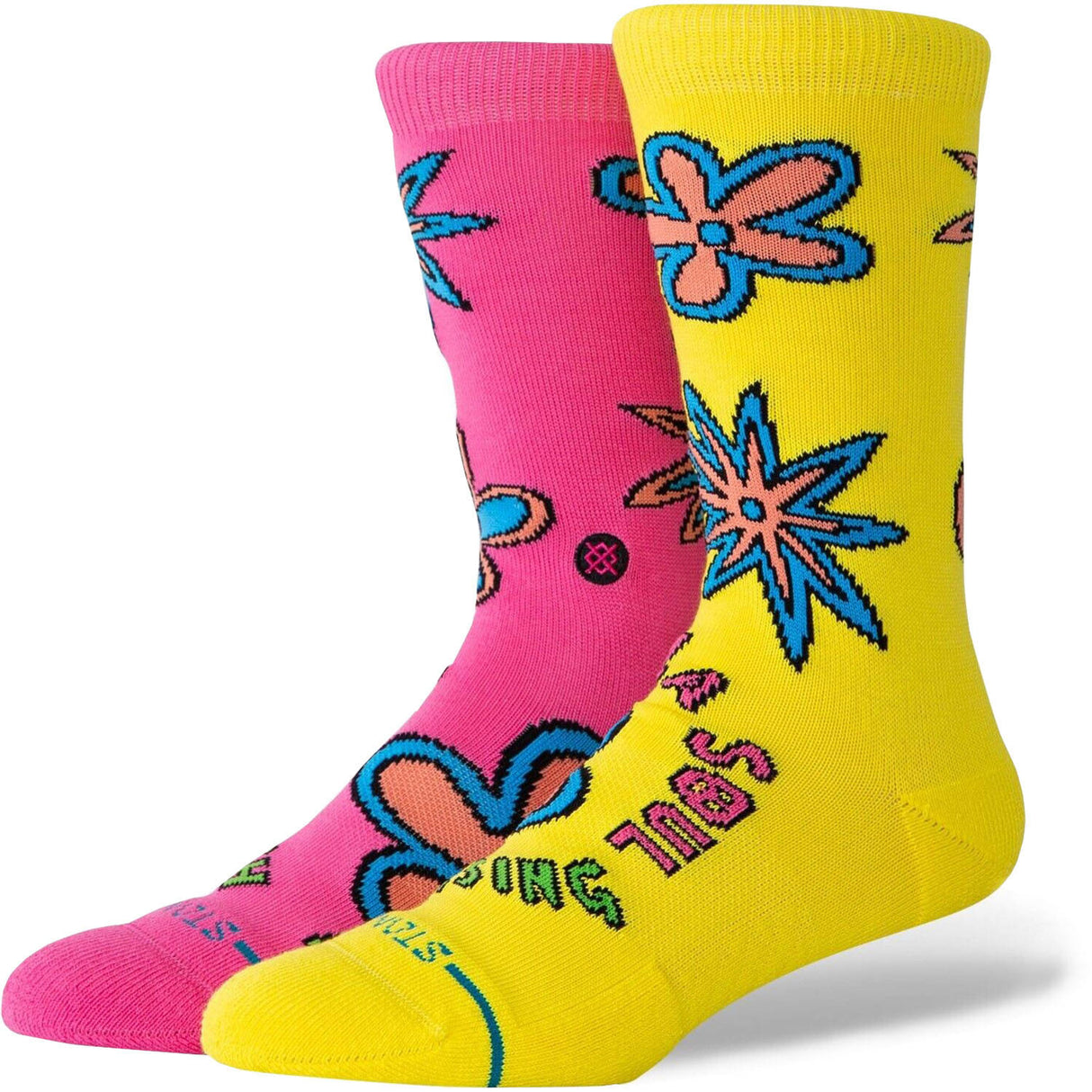 Stance 3 Feet High Crew Socks - Multi