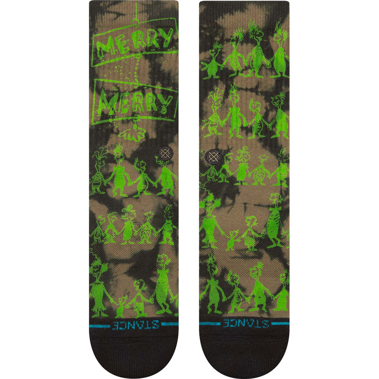 Stance Down In Whoville Crew Socks - Black