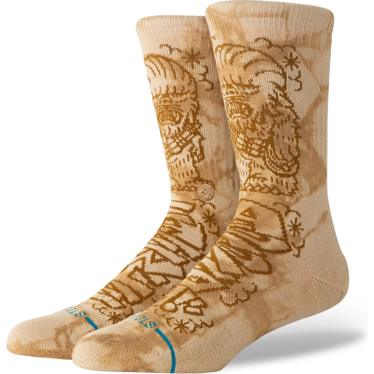 Stance DJ Chewie Crew Socks - Sand