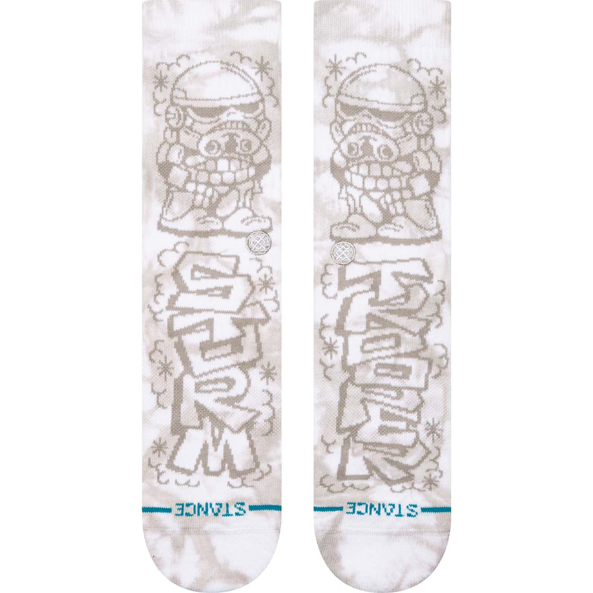 Stance DJ Trooper Crew Socks - White