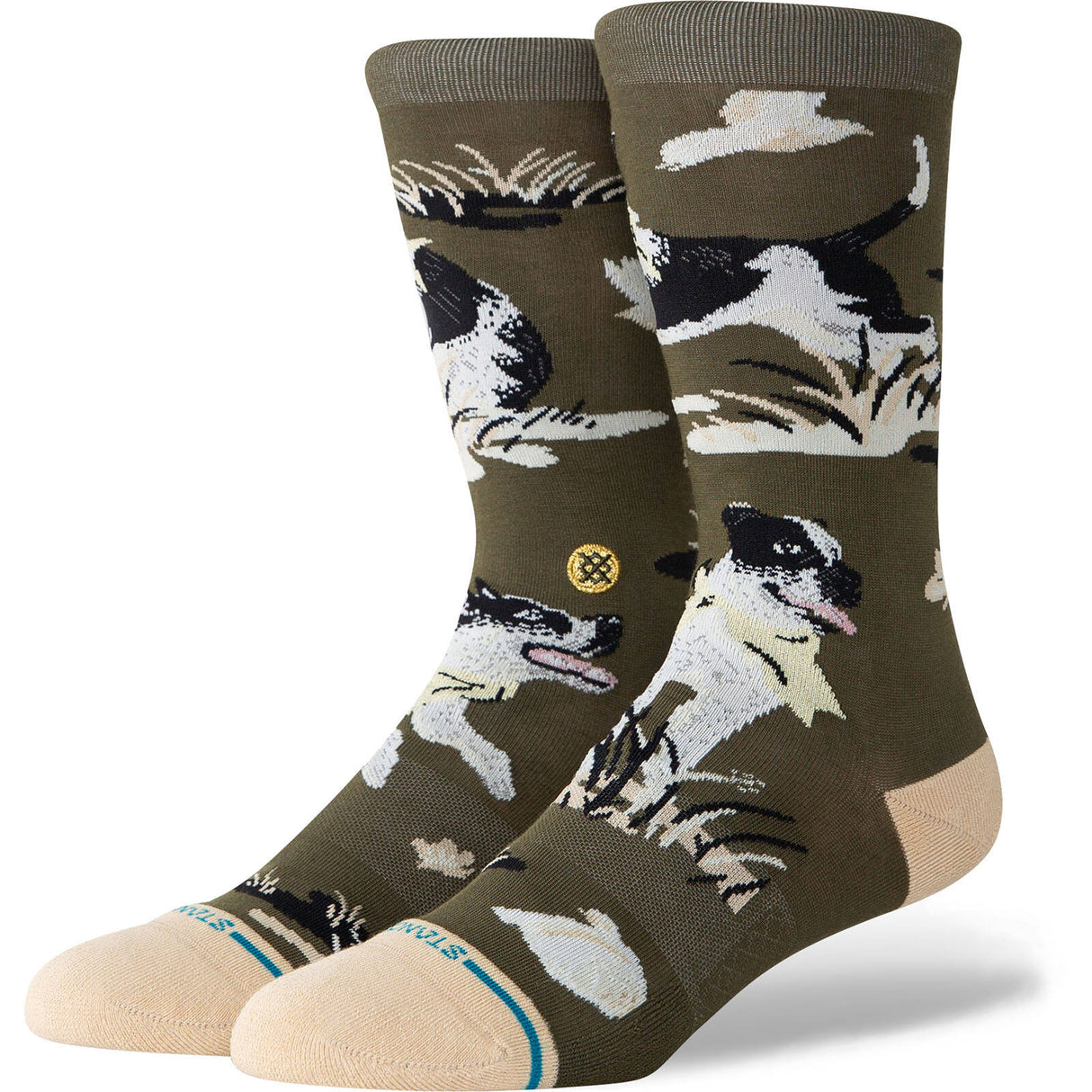 Stance Ishod Crew Socks - Dark Green