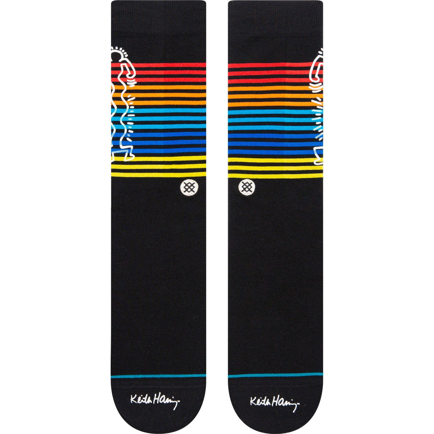 Stance X Keith Haring Wiggles Socks