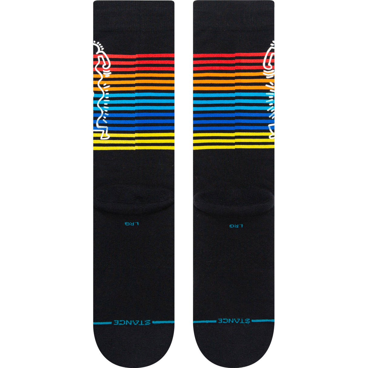 Stance X Keith Haring Wiggles Socks