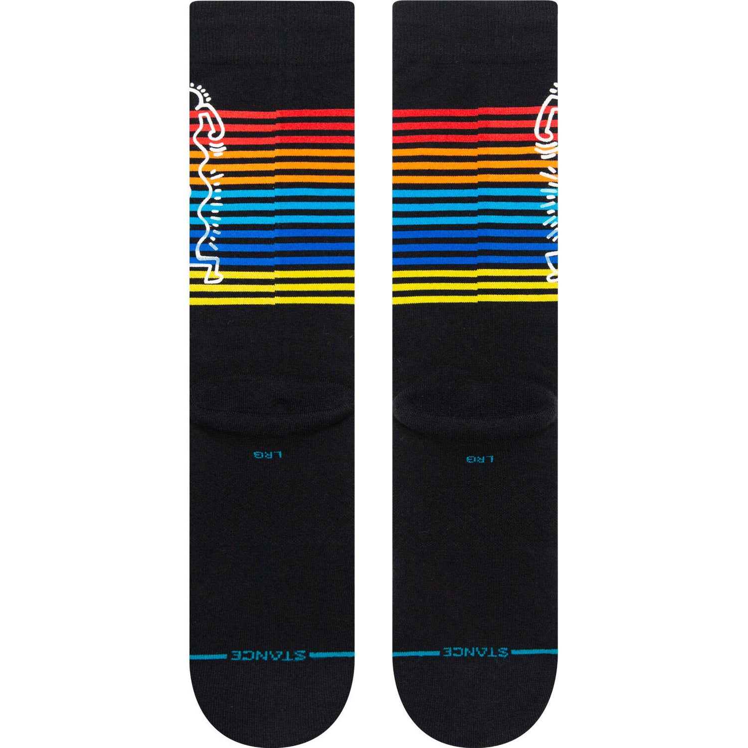 Stance X Keith Haring Wiggles Socks
