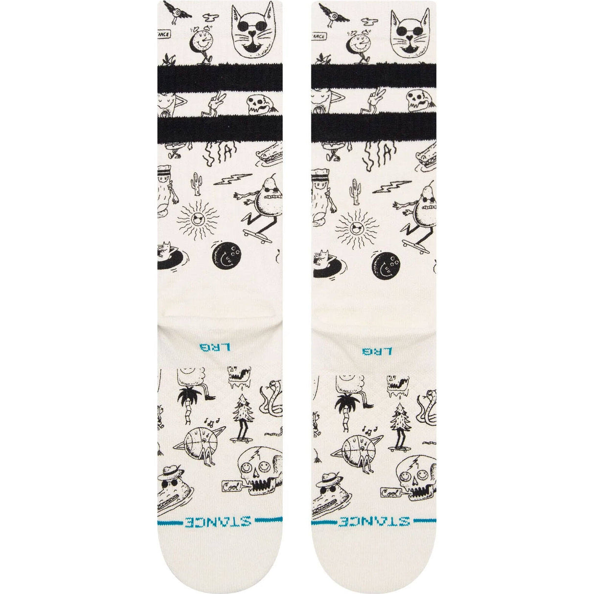 Stance Tagged Socks - Off White