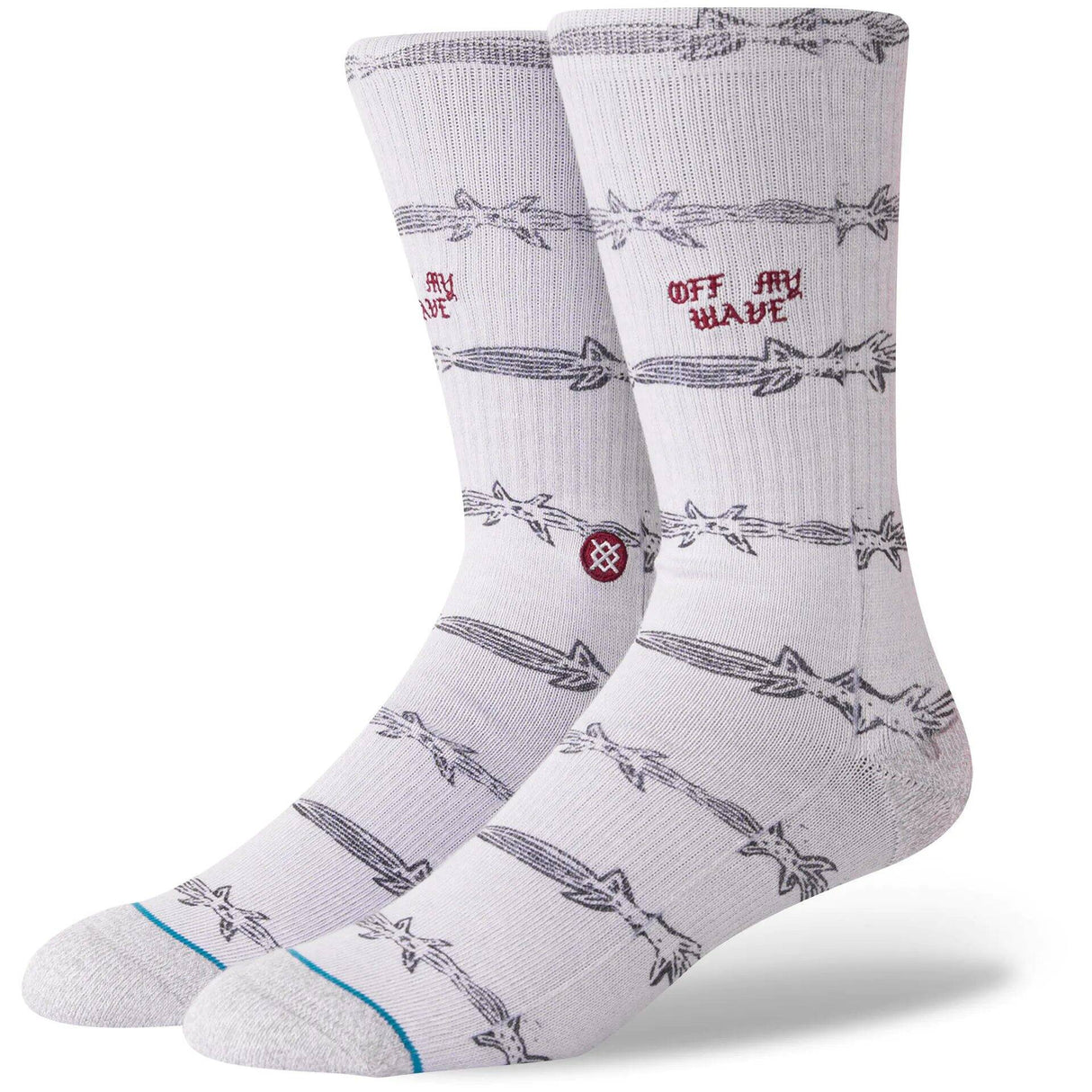 Stance Off My Wave Socks - Grey