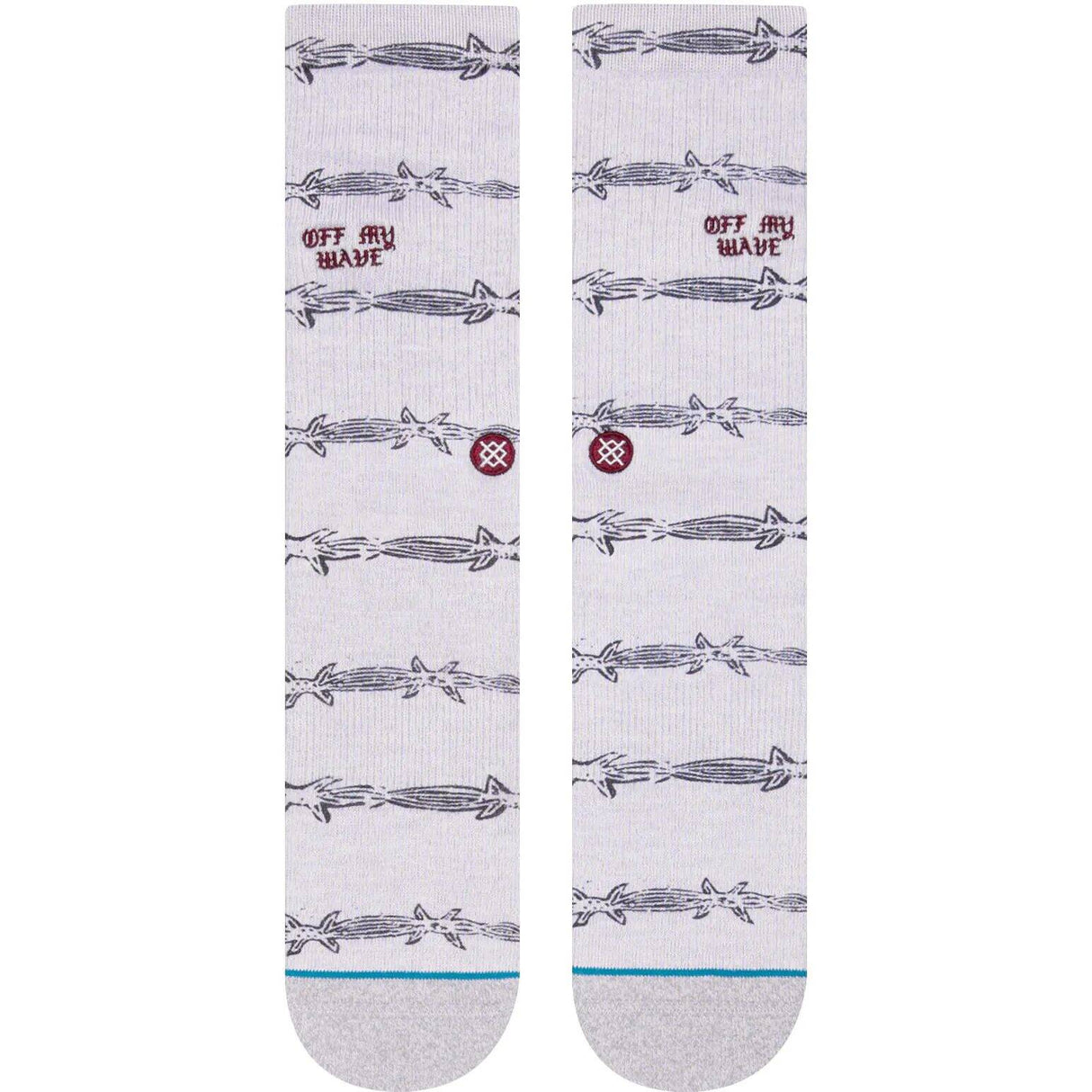 Stance Off My Wave Socks - Grey