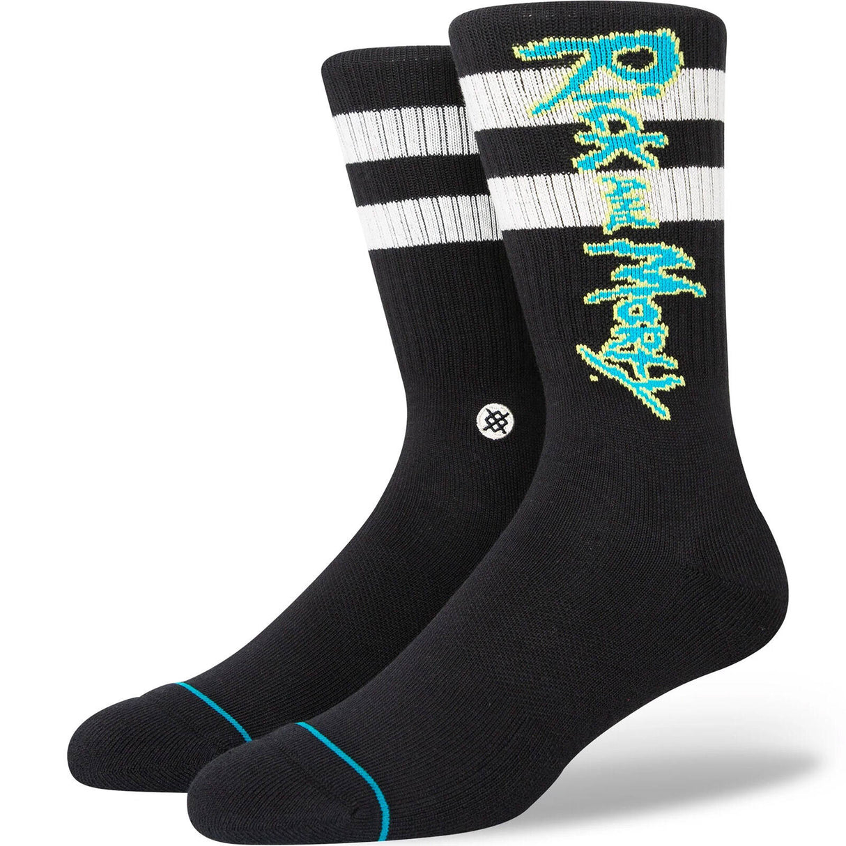 Stance Rick and Morty Socks - Black