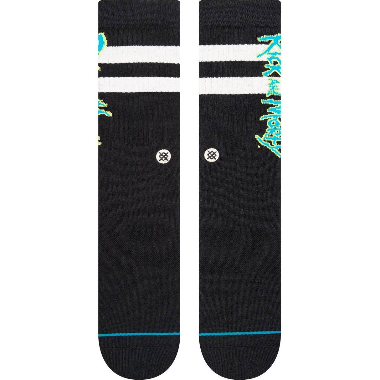 Stance Rick and Morty Socks - Black