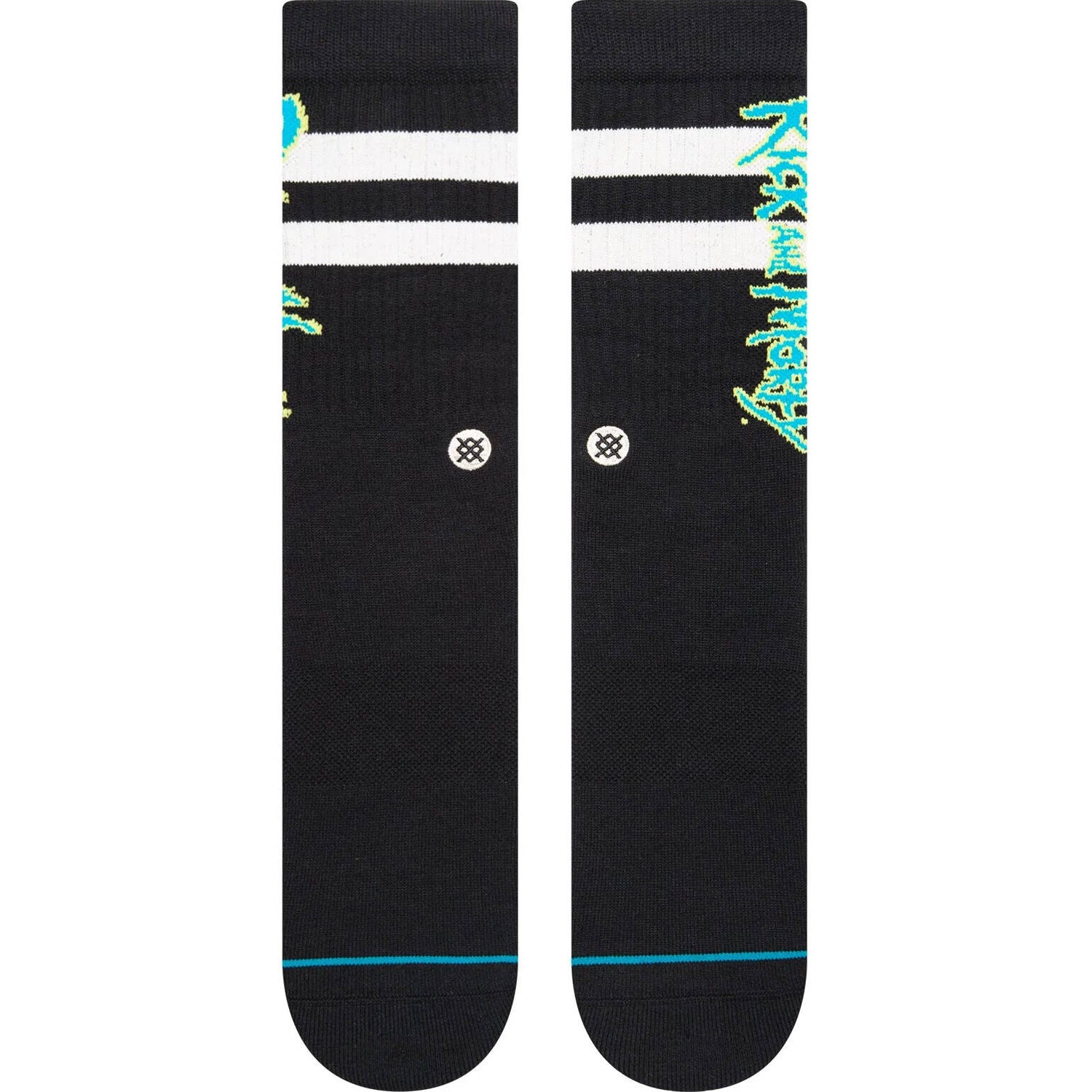 Stance Rick and Morty Socks - Black