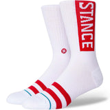 Stance OG Socks - White/Red
