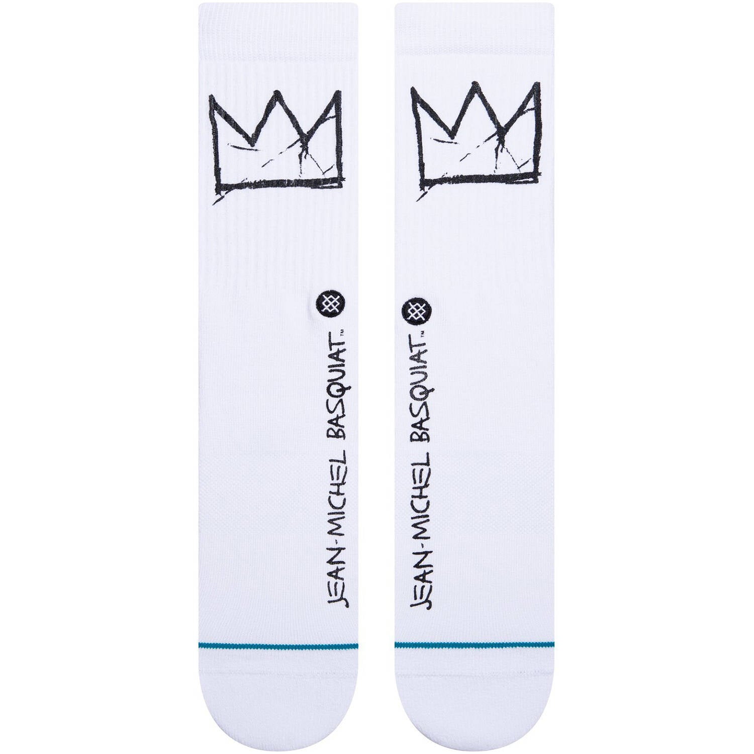 Stance x Basquiat JMB Signature Socks - White