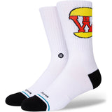 Stance x Beavis and Butt-Head Burgerworld Socks - White