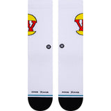 Stance x Beavis and Butt-Head Burgerworld Socks - White