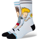 Stance x Beavis and Butt-Head Settle Down Socks - Light Blue