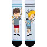 Stance x Beavis and Butt-Head Settle Down Socks - Light Blue