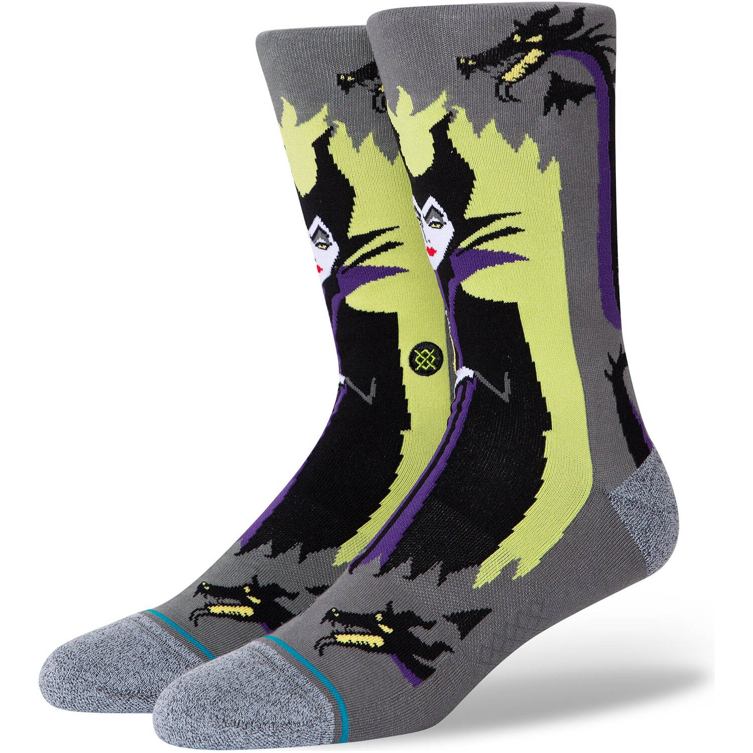 Stance x Disney Villians Maleficent Socks - Grey