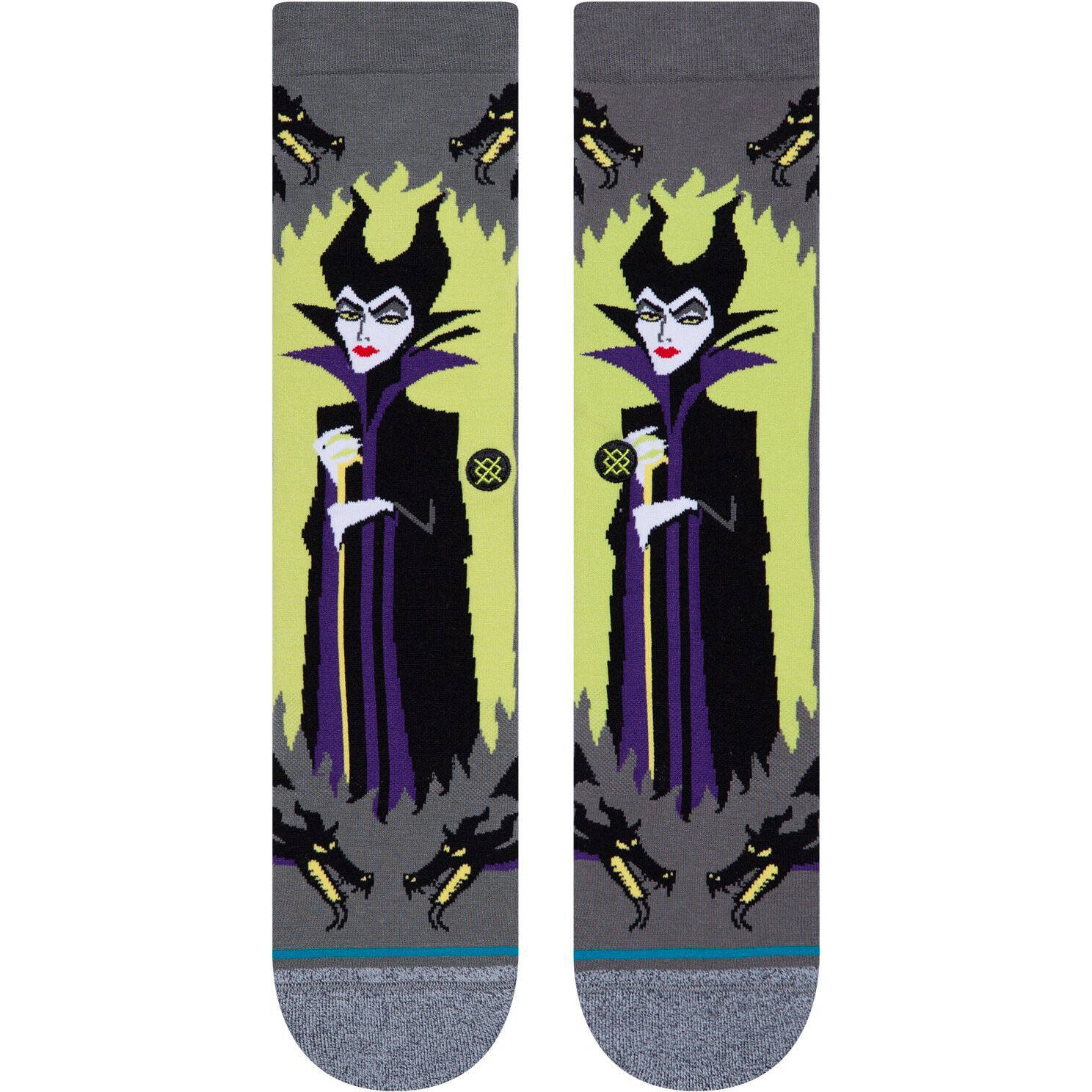 Stance x Disney Villians Maleficent Socks - Grey
