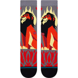 Stance x Disney Villians Scar Crew Socks - Grey