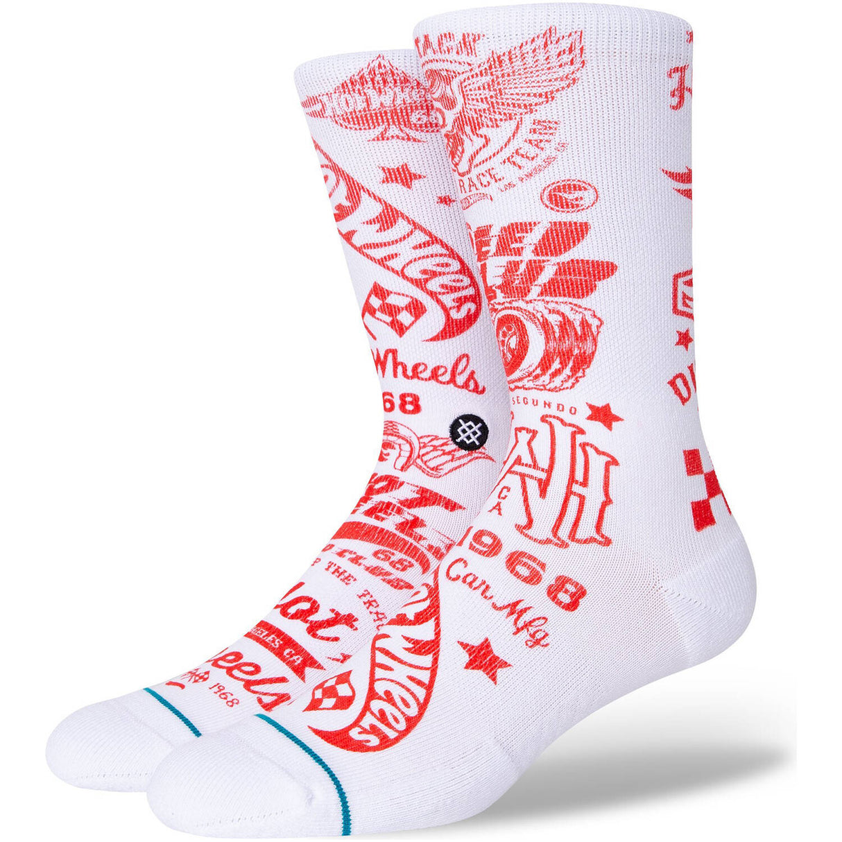 Stance x Hot Wheels Hot Wheels Socks - White