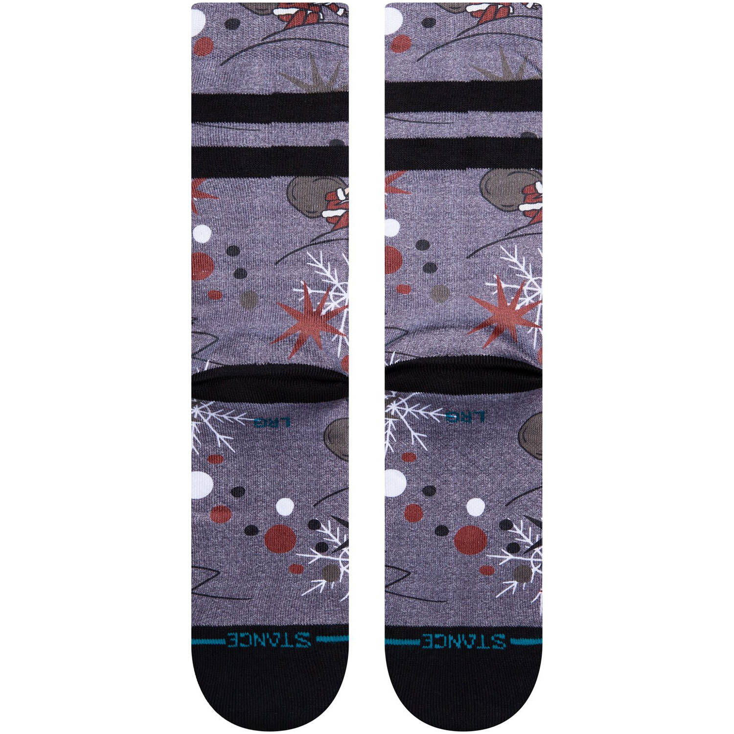 Stance Shredding Santa Socks - Black