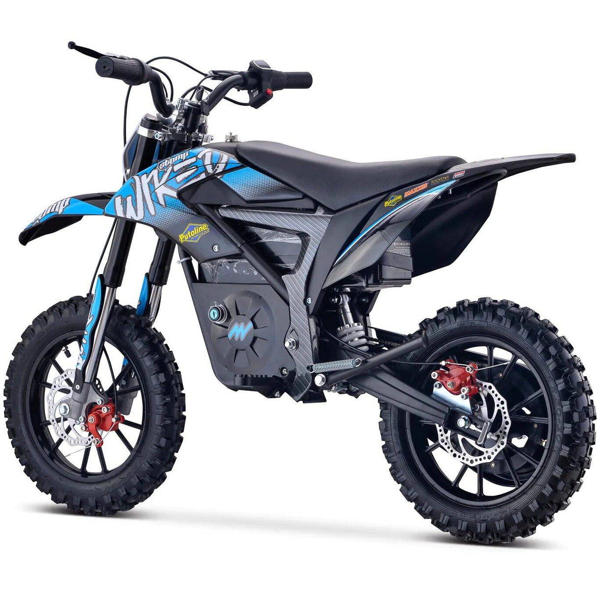 Stomp Wired Mini Dirt Bike - Neon Blue