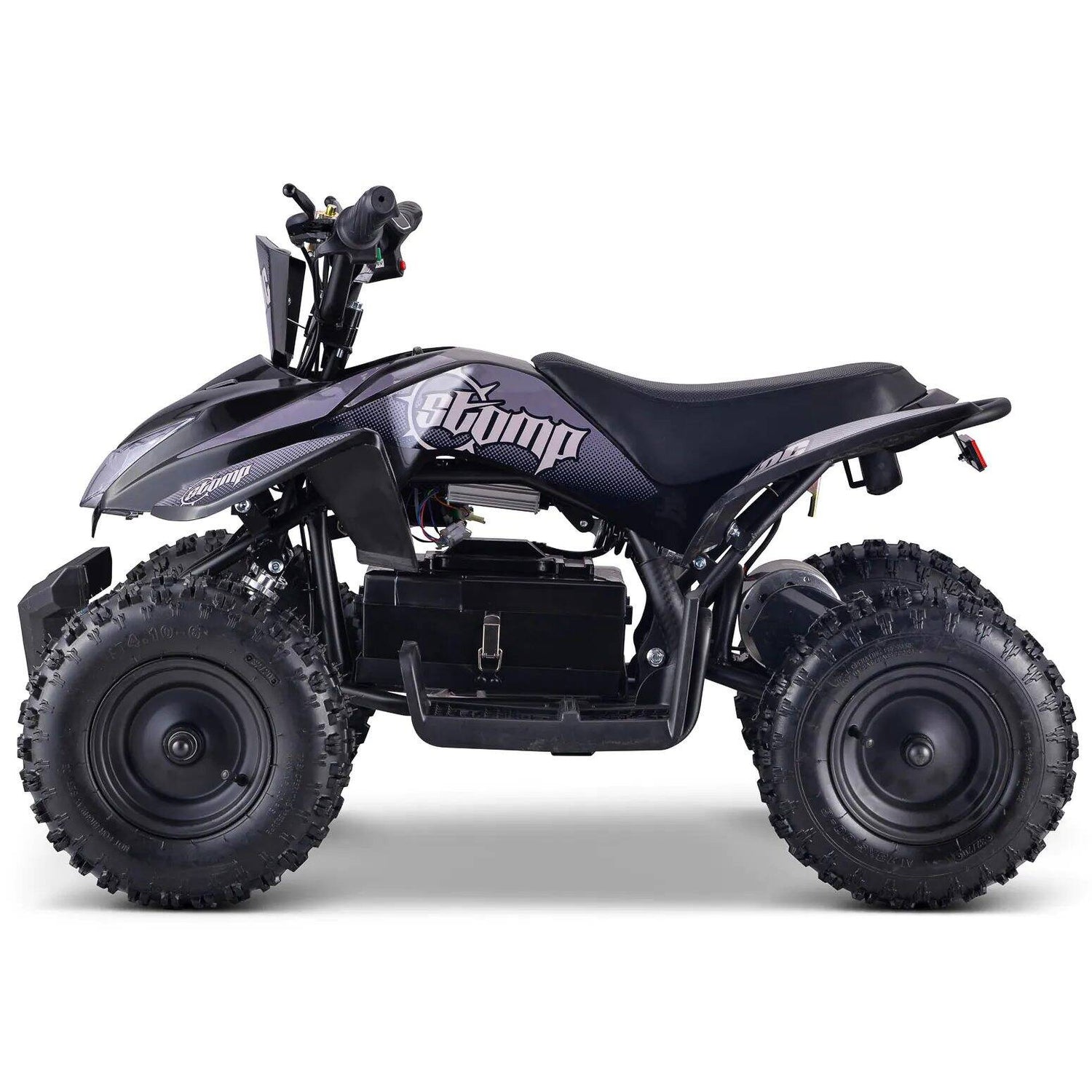 Stomp ACDC Electric ATV - Neon Black