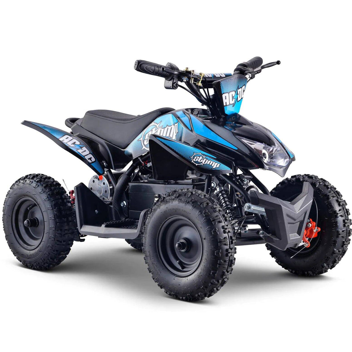 Stomp ACDC Electric ATV Pit Bike - Neon Blue