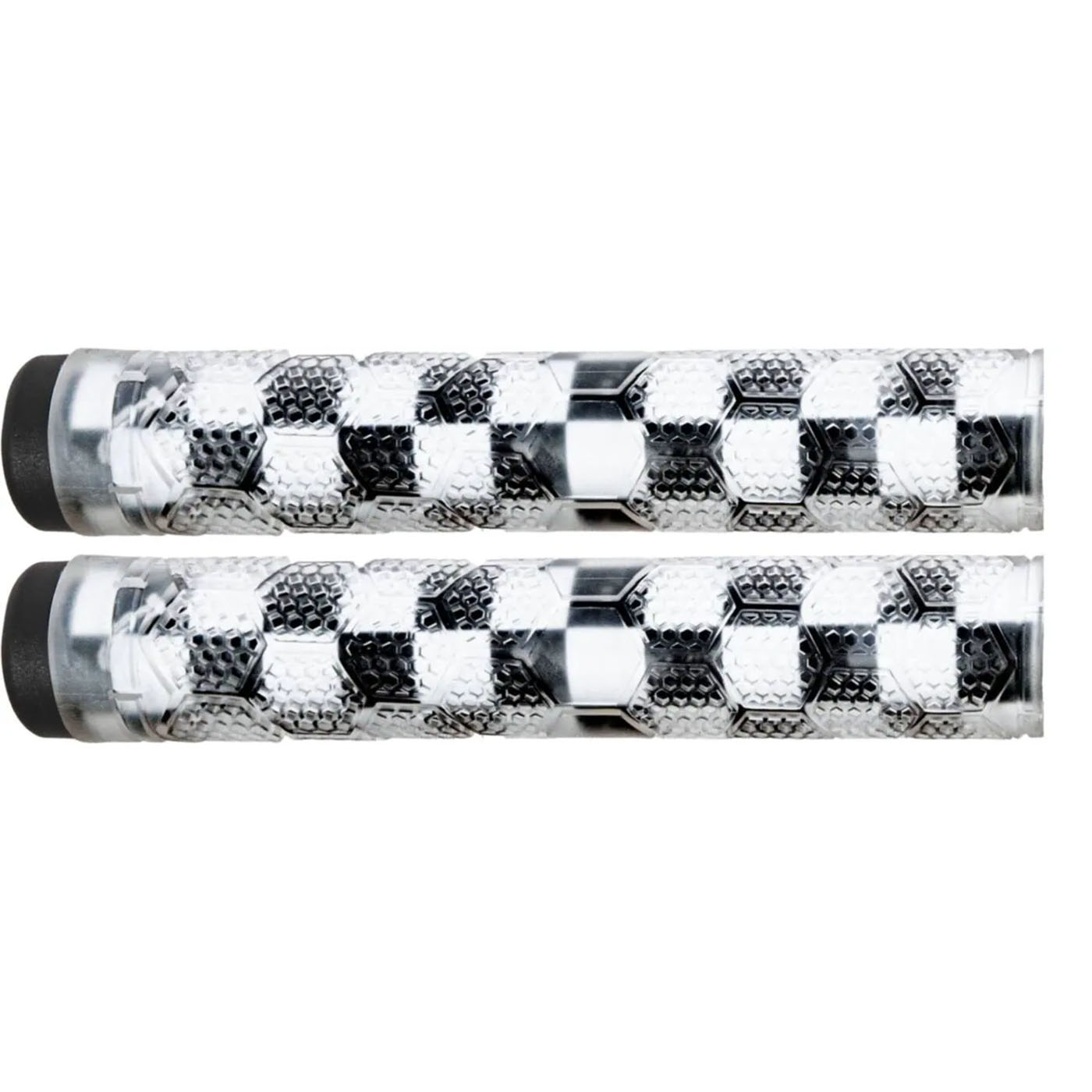 Stolen Hive SuperStick Flangeless Grips - Clear/Fasttimes Black