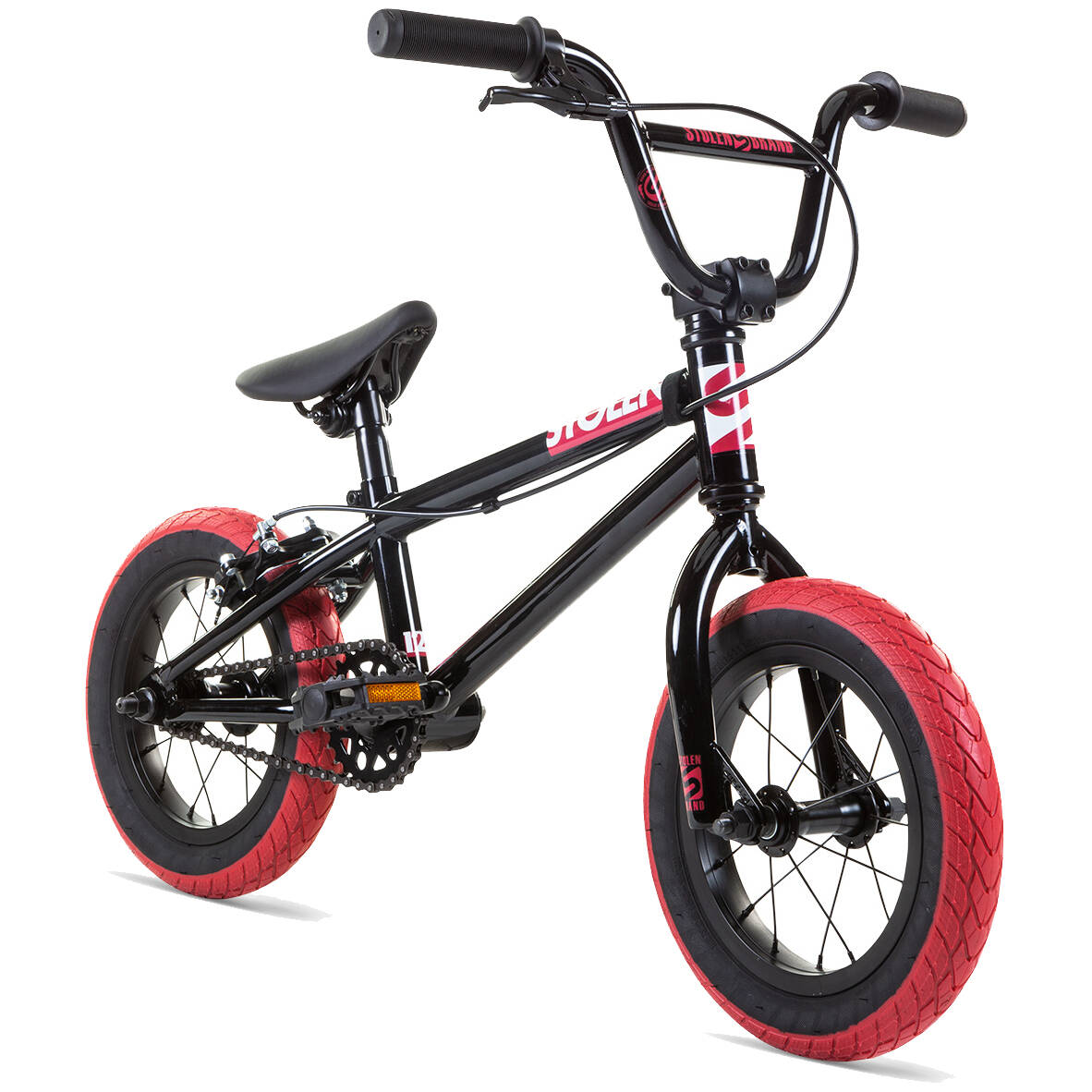 Stolen Agent 12'' 2021 Complete BMX - Black/Red