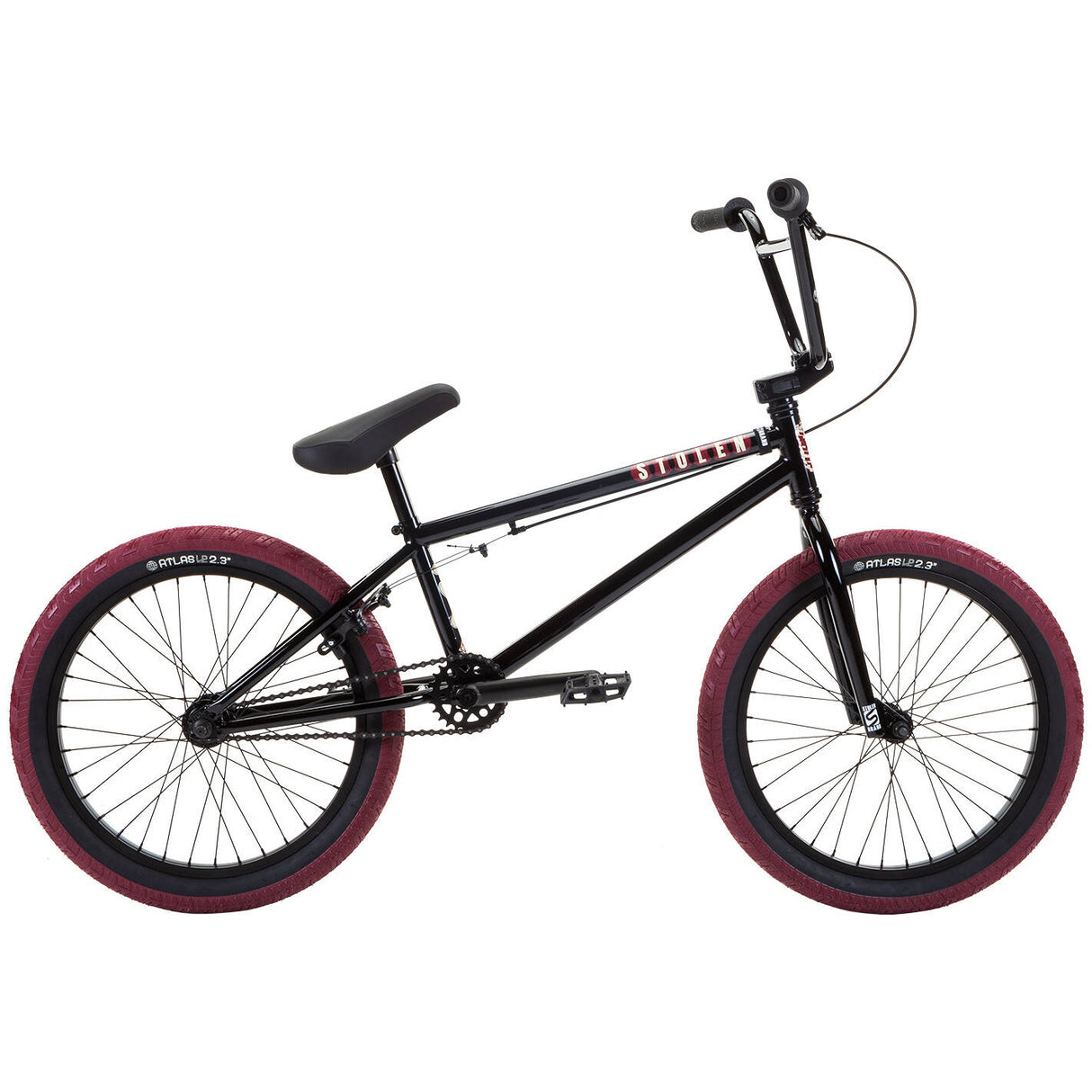 Stolen Casino 20'' 2021 Complete BMX - Black/Blood Red