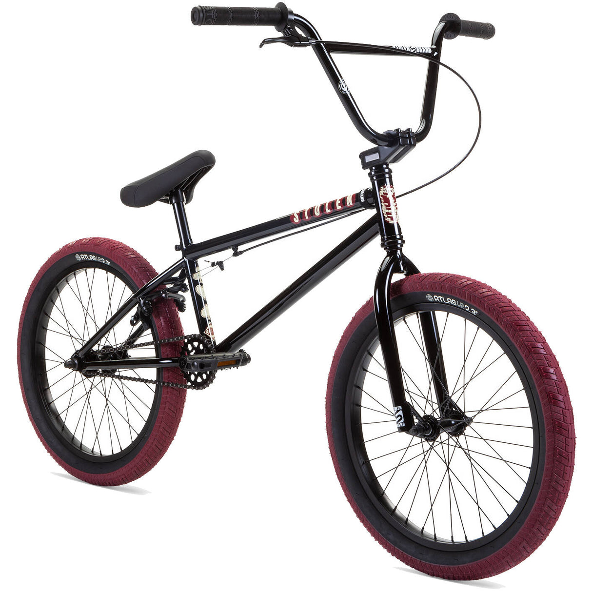 Stolen Casino 20'' 2021 Complete BMX - Black/Blood Red