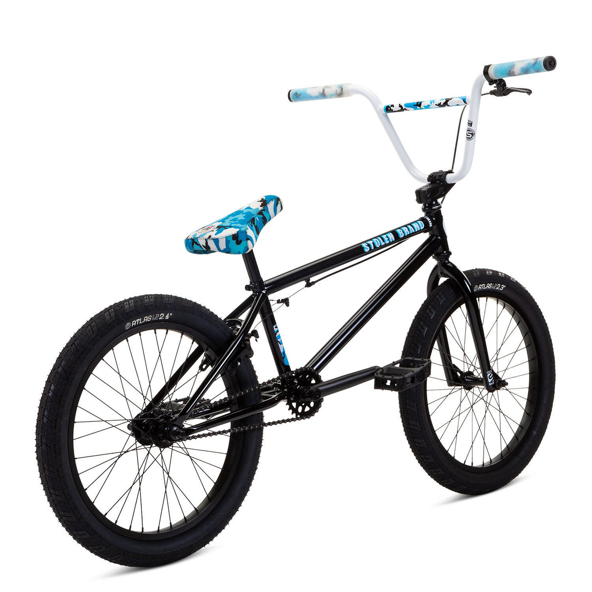 Stolen Stereo 20'' 2021 Complete BMX - Black/Blue Camo