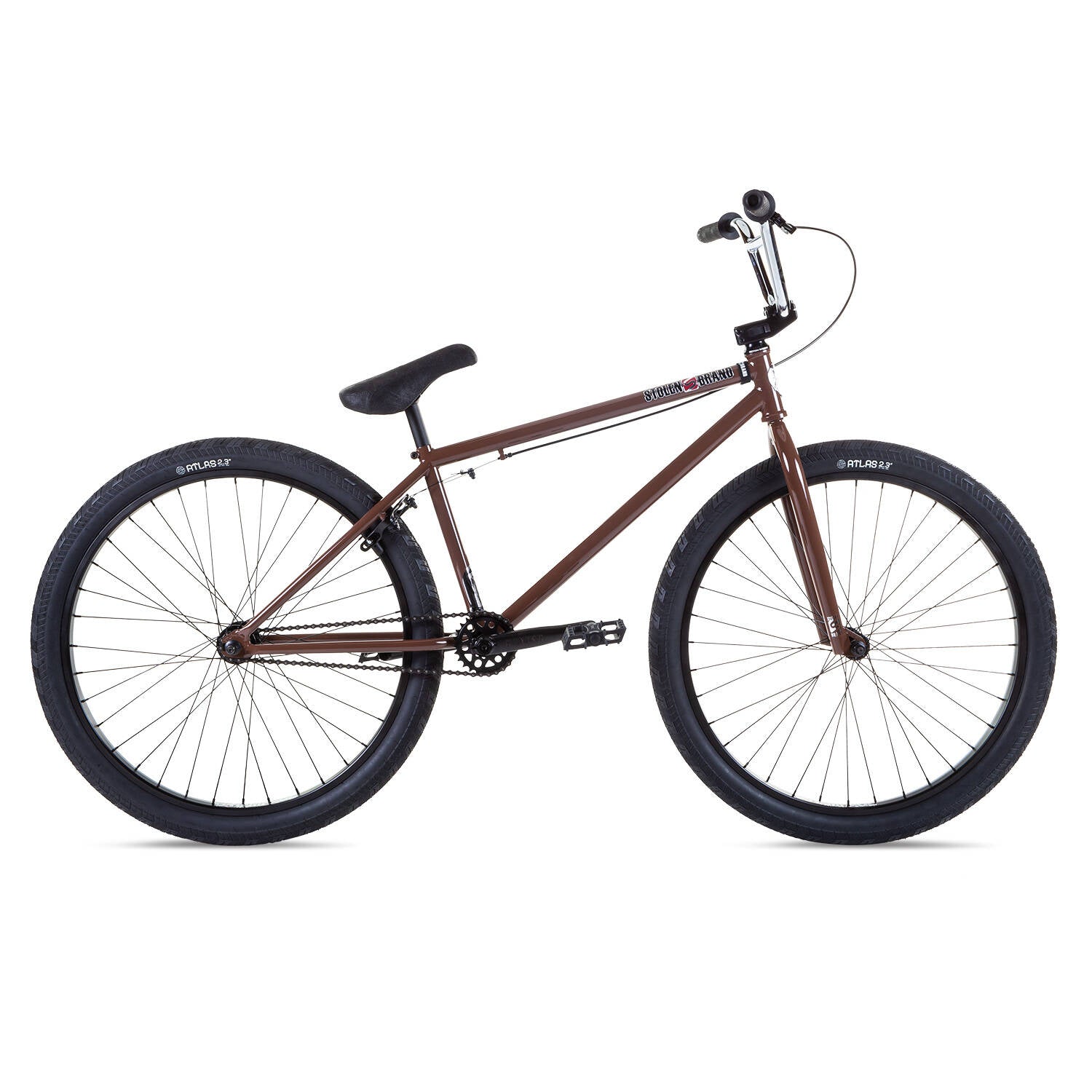 Stolen Zeke 26'' 2021 Complete BMX - Dark Chocolate/Chrome