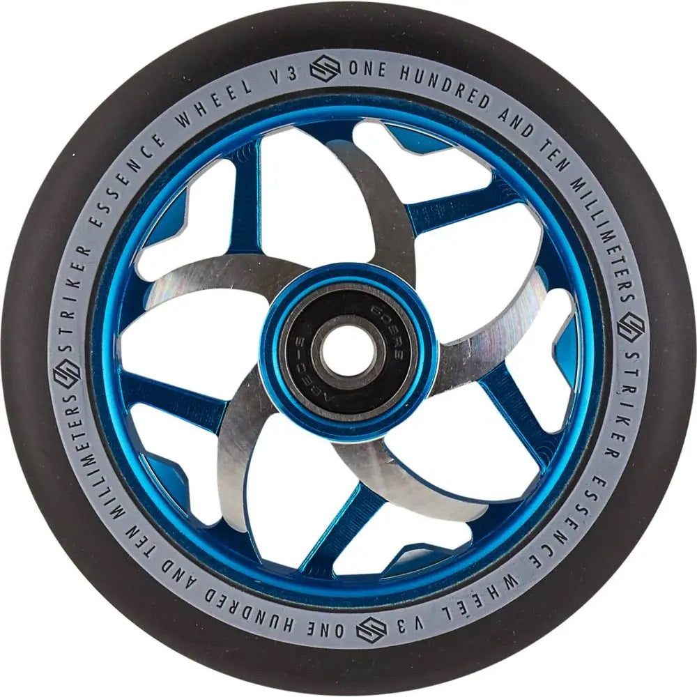 Striker Essence V3 110mm Scooter Wheel - Blue/Black